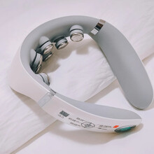 SKG颈椎按摩器G7热灸推揉护颈仪颈椎物理按摩仪智能热敷生日礼物 白色