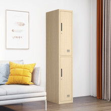 来福士更衣柜木纹钢制铁皮柜储物柜员工衣柜寄存包柜 浅樱桃木纹* 单2门更衣柜