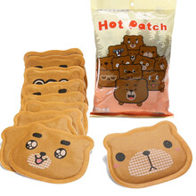 暖宝宝贴宫寒大姨妈贴宫暖贴热贴姨妈专用调理冬季女学生自发热帖 熊熊卡通 20片