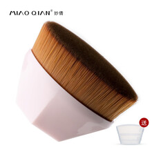 妙倩55号粉底刷无痕刷魔术化妆刷便携粉底液刷美妆刷彩妆刷单个蜜粉刷大号散粉刷腮红刷粉刷子底妆刷高光刷 55号粉底刷-樱花粉（配盒子）