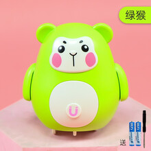 网红电动摇摆磁力小鸡可爱磁性鸭子小分队儿童抖音女孩宝宝玩具男 电动摇摆的小猴-绿色