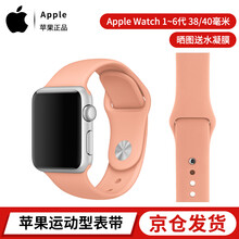 Apple苹果原装运动型表带适用Apple Watch1/2/3/4/5代38/40/42/44特价 【38/40毫米】火烈鸟色运动表带MPUN2FE/