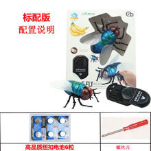 稚气熊 男孩玩具7-10岁 遥控蛇仿真蛇模型动物玩具 送儿童节创意礼物 苍蝇 标配版