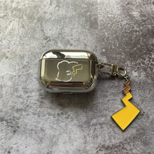 摩幻 潮牌airpods1/2代保护套airpods pro3耳机壳电镀软壳适用苹果无线蓝牙耳机创意 airpods pro3代【闪电配送挂件】