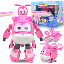 奥迪双钻 超级飞侠玩具第9季超级宠物变形机器人佩佩雷克金小子套装乐迪包警长 【变形合体】超级飞侠小爱VS爱宝