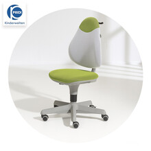 PAIDI 学习椅 PePe系列 德国原装进口 小学生成长转椅 写字台椅 可调节可升降 座垫绿色 靠背绿色+白色 仅Pepe座椅