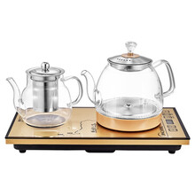 金杞（JINQI）整套茶具涌泉式全自动上水电茶壶电水壶底部上水电热水壶套装 HZJ-A01C（保温款）