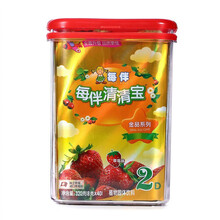 每伴(MateBest) 清清宝菊花晶奶伴侣果味下火宝清热灵固体饮料冲剂金品2段草莓味单罐装