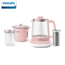 飞利浦（PHILIPS） 电热水壶 烧水壶煮水壶开水壶304不锈钢开水煲家用 HD9370/51 养生壶1.5L 带炖盅 茶篮
