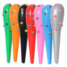 稚气熊 充气狼牙棒 玩具舞蹈比赛活动用品道具 充气锤子儿童健身玩具 55厘米12个+打气筒 颜色随机