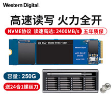 西部数据 蓝盘SN550 NVME M.2 2280台式机笔记本ssd固态硬盘 四通道蓝盘SN550 250G