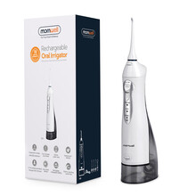 冲牙器 电动便携式洁牙器 脉冲水牙线 居家旅行洗牙器 浅灰色