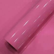 汽车改色膜全车车身改色亮光膜摩托车模贴纸整车内饰贴膜改装贴纸 高亮粉红色 1.52米宽*50厘米长