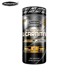Muscletech肌肉科技CLA共轭亚油酸左旋肉碱胶囊液体减肥运动健身减脂 美国原装进口 白金左旋肉碱 180粒