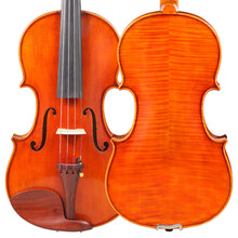 青歌 乐器QV402欧料舞台演奏小提琴 大师制手工制作虎纹小提琴 QV402 欧料小提琴（其他尺寸定制）