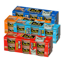 AIXIA爱喜雅黑缶咻咻幼猫成猫湿粮猫罐头泰国进口猫零食 80g 金枪鱼加鲣鱼片(24罐装)