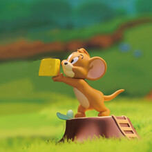 猫和老鼠盲盒第二弹 猫和老鼠TOM and JERRY盲盒潮玩动漫礼物摆件 奶酪杰瑞(开盒确认)