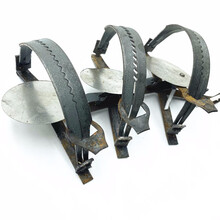 【溪沫】老鼠夹圆老鼠夹加厚捕鼠器铁质夹子灭鼠神器老鼠夹子高灵敏 12厘米【5只装【单】