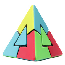 三明治魔方  儿童入门魔方汉堡三明治凹凸三阶火山布丁毛毛虫十字枫独角兽 魔中魔金字塔 泛新厂