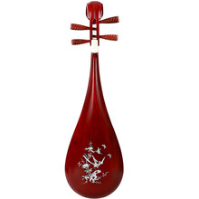 红木琵琶乐器初学者入门儿童成人小琵琶琴包花梨木学生教学 精选硬木/贝雕款/儿童/备注图