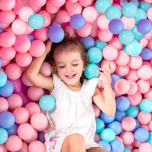 海洋球 彩色球加厚波波池小球池室内宝宝婴儿童玩具球 5.5CM马卡龙海洋球100个