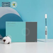 爱孕负离子月子牙刷产后乳胶一次性孕妇牙刷产妇用品刷头30支 商家仓-阿登纳绿