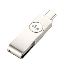 爱国者（aigo）U356 Type-C USB3.1 手机U盘 炫酷高速款 银色 双接口手机电脑用 128GB