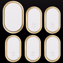 CACAZI卡佳斯 A99五拖一门铃无线家用智能超远距离电子遥控门玲老人病人呼叫器 金色