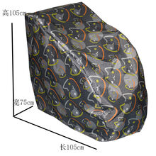 按摩椅防尘罩套椅套盖巾罩子布艺防晒防水遮阳通用定制防抓刮 灰色猫咪 大号160*90*140CM