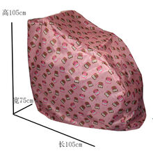 按摩椅防尘罩套椅套盖巾罩子布艺防晒防水遮阳通用定制防抓刮 粉红猫头鹰 小号105*75*105CM
