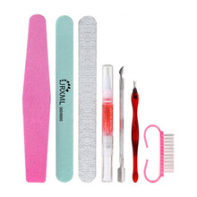 美甲工具全套指甲护理去死皮打磨指甲砂条修甲搓抛光条初学者套装 修甲7件套
