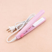 迷你电夹板女拉直发直卷两用直板夹刘海卷发棒迷小型懒人神器熨板 樱花粉 【单品纸盒】