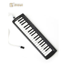 天鹅全乐理口风琴37键学生用儿童幼儿初学者教学专业演奏级乐器 (收纳包+初学吹奏法+乐理标尺)