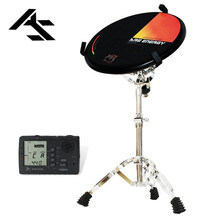 AS哑鼓垫12寸ASPIRARPro-Pad架子鼓哑鼓套装练习初学入门练鼓神器鼓垫打击板 AS单鼓（签名款）+军鼓架+节拍器 12英寸