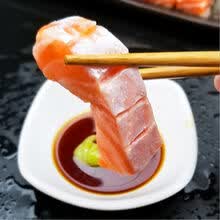 三文鱼鱼腩刺身中段日料生鱼片拼盘鲑鱼现切现发包品质  青封铭 越多越实惠3*200克