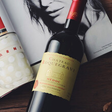 超市	【中级庄AOC】法国进口中级庄干红波尔多葡萄酒12个月橡木桶陈酿 霍克城堡中级庄