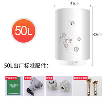 润臣热水器30升50竖立式家用洗澡储水式小型落地式出租房电热水器LGDZ 50L立式搪瓷内胆