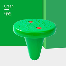 独脚凳儿童平衡不倒翁椅幼儿园感统训练器材家用独角凳独角椅玩具 独脚凳【绿色】