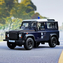 原厂仿真合金汽车模型 威利1:24 路虎揽胜运动版 凯雷德 车模 卫士  越野车仿真模型  迷你 路虎卫士 香港警车