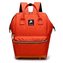 贝宜美 妈咪包双肩妈妈包母婴多功能大容量韩版潮外出手提包轻便百搭 橙色