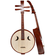 乐海 中阮乐器徐阳牌阮族中阮特氏古夷苏木材质钢品皇室贵族头饰中阮DWZ3