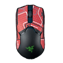 适用 雷蛇 RAZER 毒蝰 8K VIPER 终级版 无线版 鼠标防滑贴防水防汗止汗吸汗贴 朋克红 按键加侧面 毒蝰VIPER/终级版 防滑贴