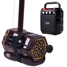 无线二胡扩音器演出二胡拾音器笛子扩音口琴通用麦克风放大器音响ONEVAN 无线拾音器+爱歌充电音响