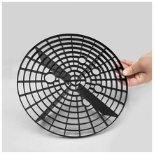 洗车头过滤网隔离网沙石水桶集尘滤芯砂石过滤网清洁用品 大黑--大号直径26CM