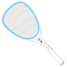 雅格电蚊拍2021新款充电式LED灯安全环保灭蚊拍苍蝇拍驱蚊拍 5634