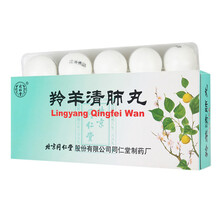 北京同仁堂 羚羊清肺丸 6g*10丸 1盒(约3天量)
