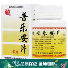 河西 普乐安片 0.57g*60片*1瓶 1盒装