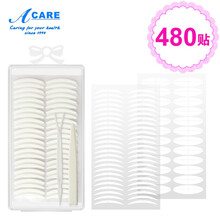 阿嚓热 双眼皮贴隐形双面贴透明纤维条美目贴粗窄款