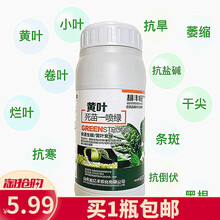 一喷绿花卉果树蔬菜叶面肥果树一遍绿叶绿素生长素黄叶死苗一喷绿 1000ml（送量杯1套）