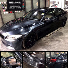 改色膜 全车贴 黑武士汽车哑光陶瓷钢琴黑膜亚光磨砂黑车身改色贴膜 钻石大珠光黑(1.5米*1米)